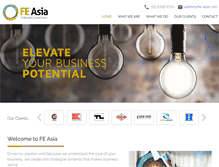 Tablet Screenshot of fe-asia.com